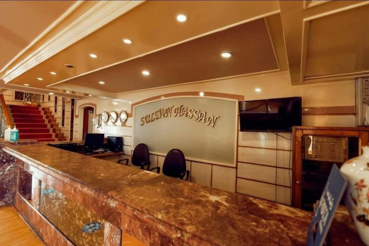 Lobby of the MS Sultan Hassan Nile Cruise Nile cruise